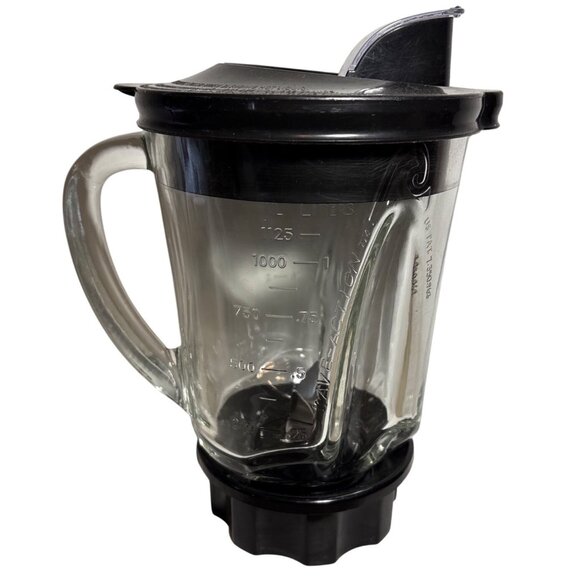 Hamilton Beach Wave Action Blender Replacement Glass Pitcher 48oz 6 Cup W/ Blade - Picture 1 of 15